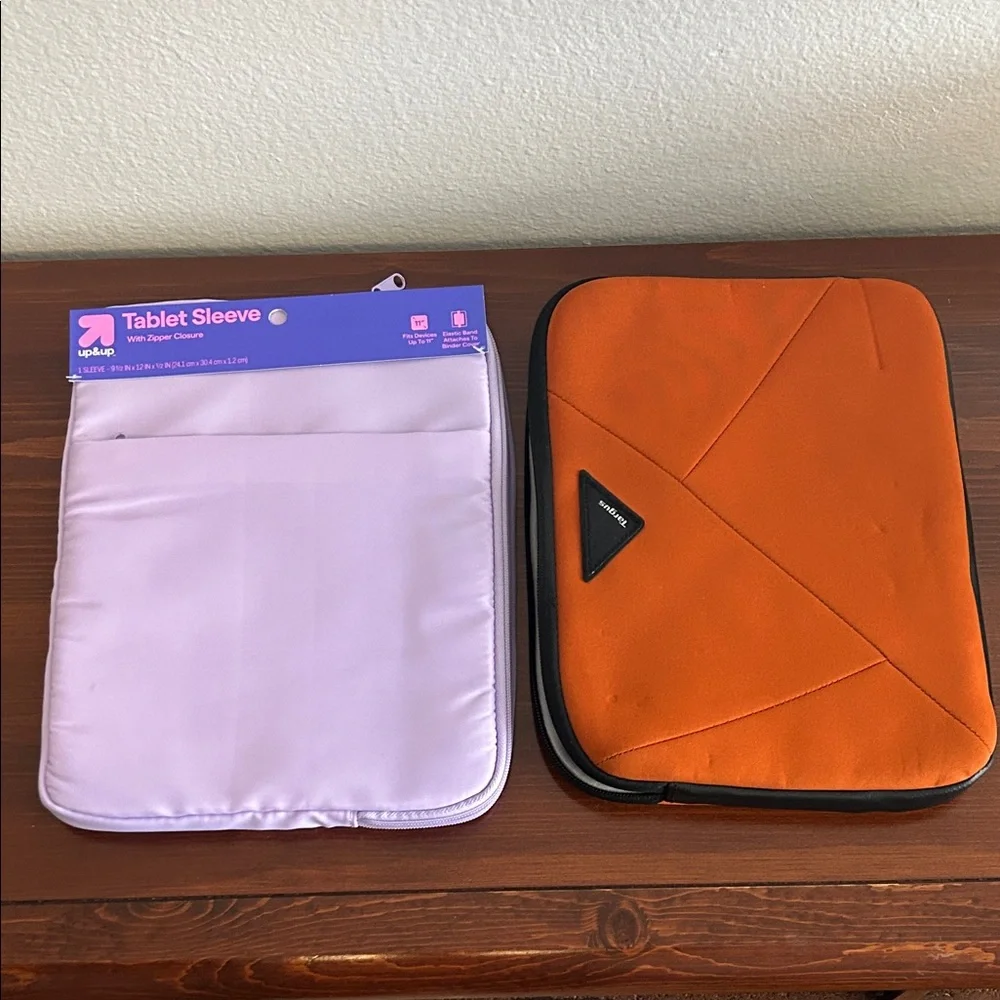 iPad Orange and Purple Tablet Sleeves